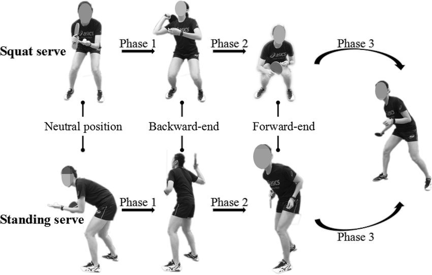Four key events between squat and standing serves in table tennis.... |  Download Scientific Diagram