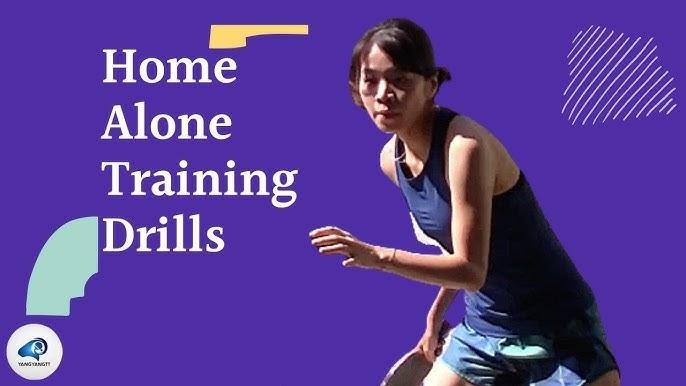 COVID 19 QUARANTINE HOME ALONE Table Tennis 5 Training Drills